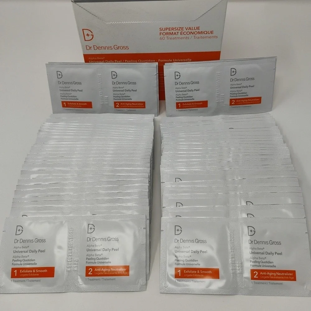 Dr Dennis Gross Alpha Beta Universal Daily Peel 55 Sealed Treatments Exp 09/2026
